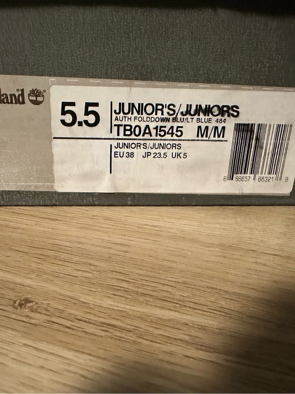 Timberland size lug